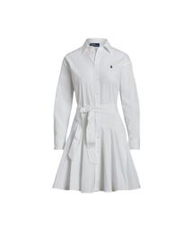 RALPH LAUREN ラルフローレン パネルド コットン シャツドレス POLO RALPH LAUREN（ポロ ラルフ ローレン）の「パネルド