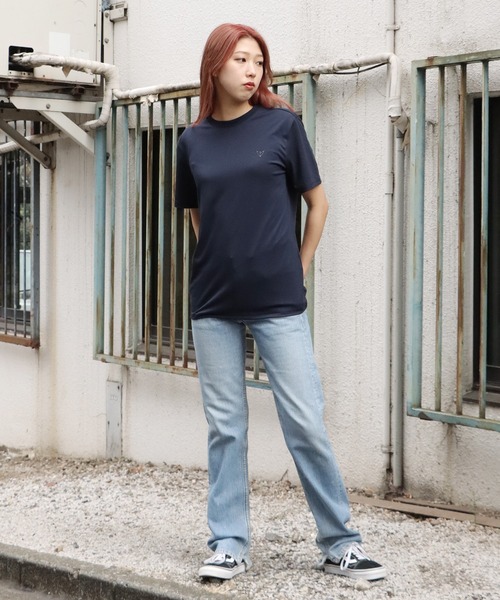 Guess（ゲス）の「GUESS/ゲス MEN S S/SVL TEE SHIRT 半袖Tシャツ ワンポイント（Tシャツ/カットソー・メンズ・ダークネイビー/ホワイト・L/XL/M）」の13枚目の写真