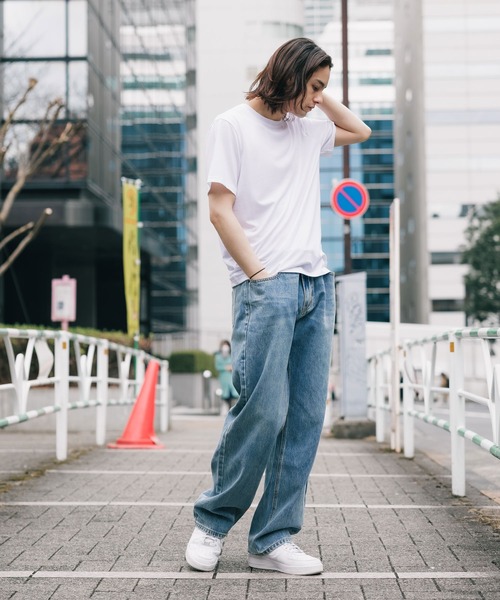 Guess（ゲス）の「GUESS/ゲス MEN S S/SVL TEE SHIRT 半袖Tシャツ ワンポイント（Tシャツ/カットソー・メンズ・ダークネイビー/ホワイト・L/XL/M）」の16枚目の写真