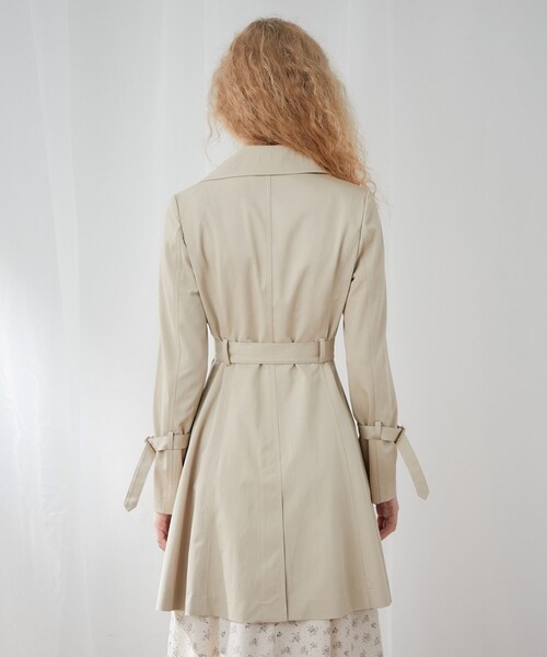DEICY(デイシー)の「ウエストベルトスプリングコート(トレンチコート・レディース・ベージュ/イエロー・FREE)」の19枚目の写真