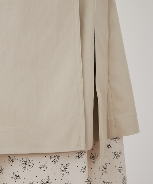 DEICY(デイシー)の「ウエストベルトスプリングコート(トレンチコート・レディース・ベージュ/イエロー・FREE)」の10枚目の写真