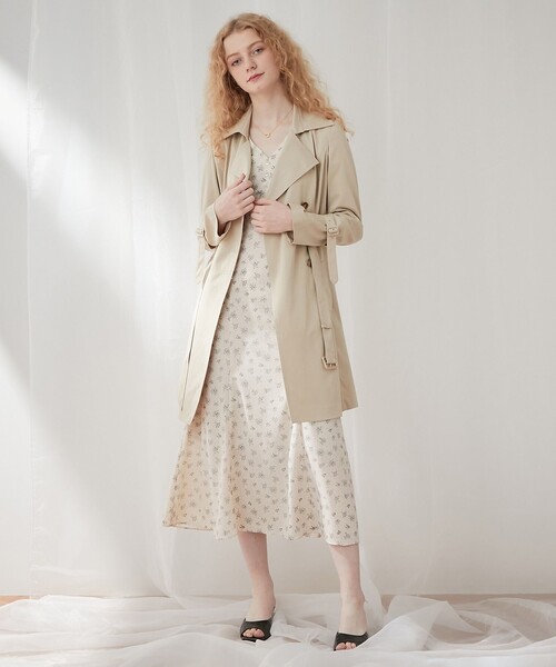 DEICY(デイシー)の「ウエストベルトスプリングコート(トレンチコート・レディース・ベージュ/イエロー・FREE)」の21枚目の写真