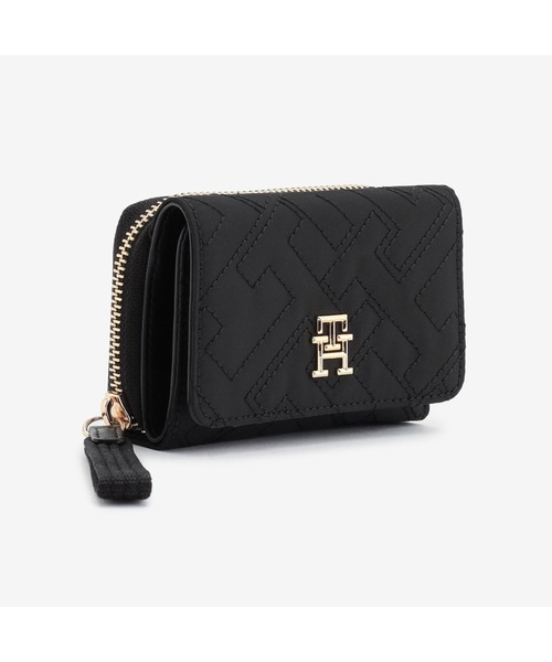 TOMMY HILFIGER(トミーヒルフィガー)の「トライフォールドジップウォレット(財布・レディース・ブラック/ブルー・FREE)」の6枚目の写真