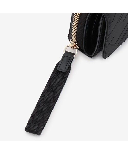 TOMMY HILFIGER(トミーヒルフィガー)の「トライフォールドジップウォレット(財布・レディース・ブラック/ブルー・FREE)」の4枚目の写真