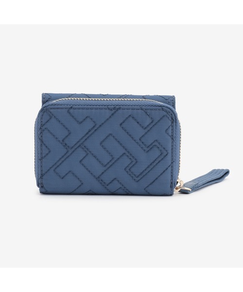 TOMMY HILFIGER(トミーヒルフィガー)の「トライフォールドジップウォレット(財布・レディース・ブラック/ブルー・FREE)」の5枚目の写真
