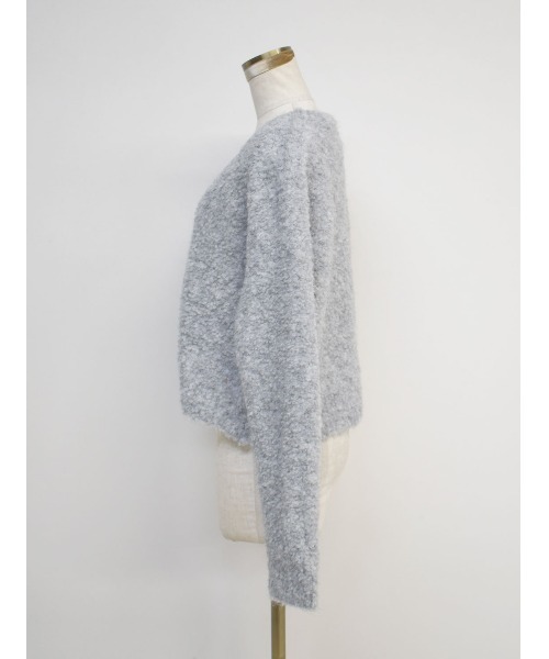 Reurie'（レウリィ）の「ウーリーカーディガン / woolly cardigan（カーディガン/ボレロ・レディース・グレー・FREE）」の9枚目の写真