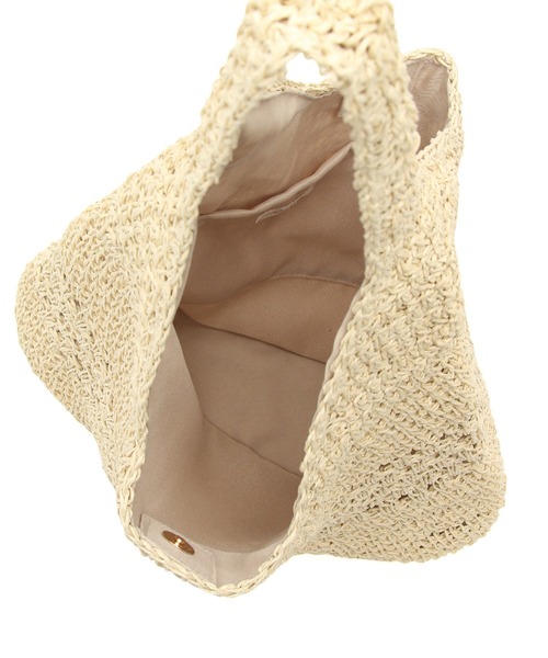 ROPE' PICNIC(ロペピクニック)の「透かし編みペーパーホーボーワンショルダーバッグ(トートバッグ・レディース・ブルー/オレンジ/ホワイト系その他5・FREE)」の11枚目の写真