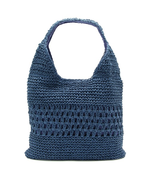 ROPE' PICNIC(ロペピクニック)の「透かし編みペーパーホーボーワンショルダーバッグ(トートバッグ・レディース・ブルー/オレンジ/ホワイト系その他5・FREE)」の5枚目の写真