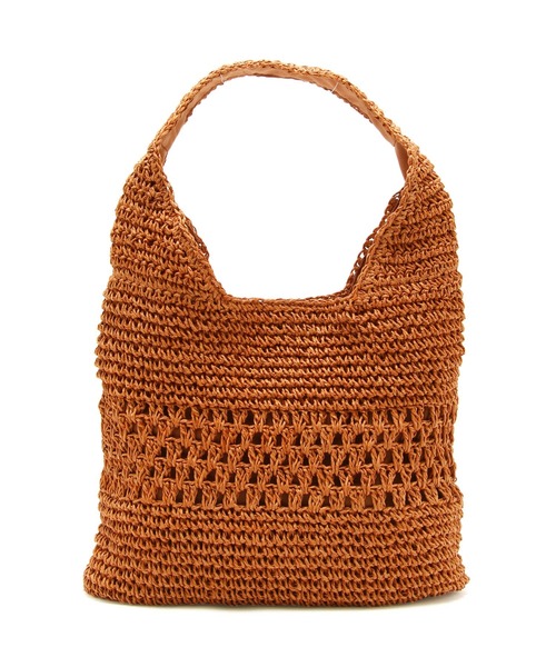 ROPE' PICNIC(ロペピクニック)の「透かし編みペーパーホーボーワンショルダーバッグ(トートバッグ・レディース・ブルー/オレンジ/ホワイト系その他5・FREE)」の9枚目の写真