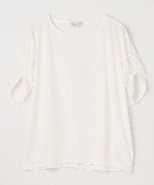 ANY（エニィ）の「【接触冷感/UVケア/シワになりにくい】ドルマンスリーブ Tブラウス（Tシャツ/カットソー・レディース・アイボリー系1/ライトグリーン系/ブルー系/オールドローズ系/アイボリー系/ブラック系/ライトグレー系/グリーン系・3/2）」の17枚目の写真