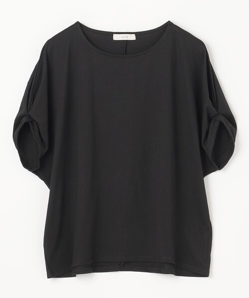 ANY（エニィ）の「【接触冷感/UVケア/シワになりにくい】ドルマンスリーブ Tブラウス（Tシャツ/カットソー・レディース・アイボリー系1/ライトグリーン系/ブルー系/オールドローズ系/アイボリー系/ブラック系/ライトグレー系/グリーン系・3/2）」の18枚目の写真