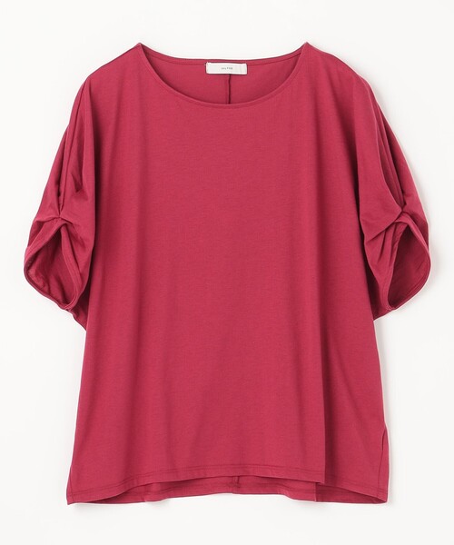 ANY（エニィ）の「【接触冷感/UVケア/シワになりにくい】ドルマンスリーブ Tブラウス（Tシャツ/カットソー・レディース・アイボリー系1/ライトグリーン系/ブルー系/オールドローズ系/アイボリー系/ブラック系/ライトグレー系/グリーン系・3/2）」の19枚目の写真