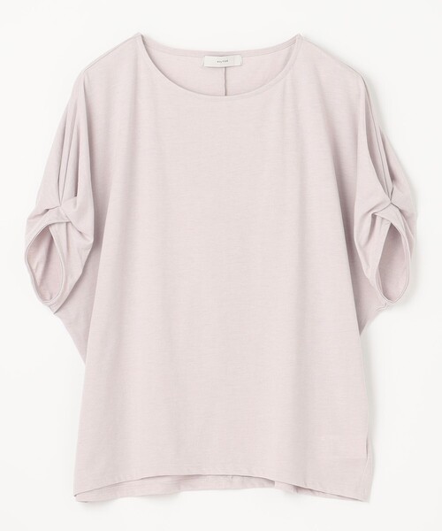 ANY（エニィ）の「【接触冷感/UVケア/シワになりにくい】ドルマンスリーブ Tブラウス（Tシャツ/カットソー・レディース・アイボリー系1/ライトグリーン系/ブルー系/オールドローズ系/アイボリー系/ブラック系/ライトグレー系/グリーン系・3/2）」の21枚目の写真