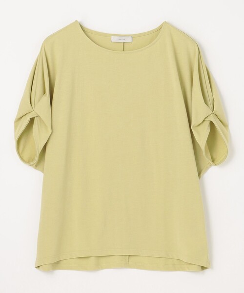 ANY（エニィ）の「【接触冷感/UVケア/シワになりにくい】ドルマンスリーブ Tブラウス（Tシャツ/カットソー・レディース・アイボリー系1/ライトグリーン系/ブルー系/オールドローズ系/アイボリー系/ブラック系/ライトグレー系/グリーン系・3/2）」の22枚目の写真
