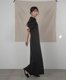 Amiur | puff shoulder long ops(ワンピース)