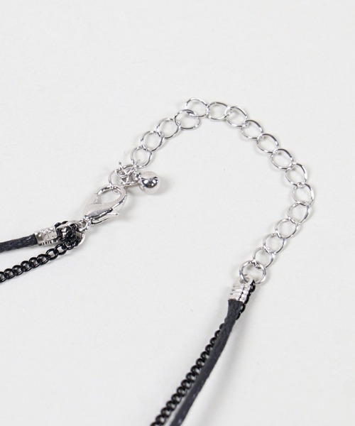 SPINNS（スピンズ）の「STARモチーフ Wチェーンネックレス（ネックレス・レディース・ブラック・ONESIZE）」の8枚目の写真