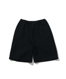 PARQUET PATTERN JACQUARD WIDE SHORT PANT