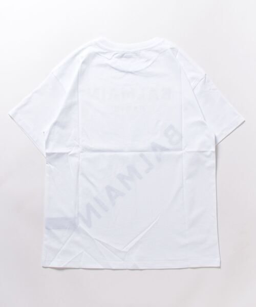 BALMAIN(バルマン)の「【BALMAIN KIDS】スラントTシャツ(Tシャツ/カットソー・レディース・ホワイト/ブラック・12Y/14Y)」の5枚目の写真