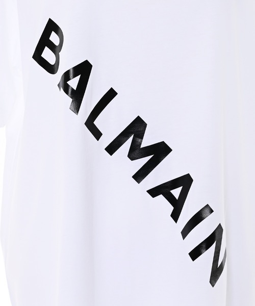 BALMAIN(バルマン)の「【BALMAIN KIDS】スラントTシャツ(Tシャツ/カットソー・レディース・ホワイト/ブラック・12Y/14Y)」の4枚目の写真