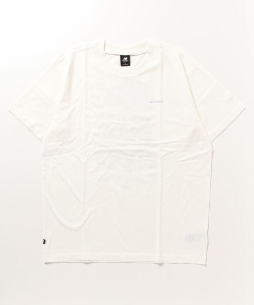 NEW BALANCE(ニューバランス)の「ニューバランス New Balance Caf NB ショートスリーブTシャツ(Tシャツ/カットソー・メンズ・グリーン/ホワイト・LL/M/S/L)」の1枚目の写真