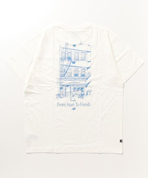 NEW BALANCE(ニューバランス)の「ニューバランス New Balance Caf NB ショートスリーブTシャツ(Tシャツ/カットソー・メンズ・グリーン/ホワイト・LL/M/S/L)」の3枚目の写真