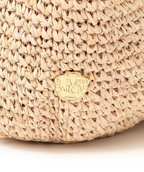 VIOLAd'ORO（ヴィオラドーロ）の「VIOLAd’ORO:2WAY ハンドル バッグ V-8481（かごバッグ・レディース・ライトホワイト・ONE SIZE）」の3枚目の写真