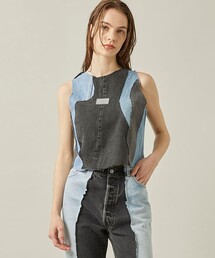 【Cycle/サイクル】アップサイクルデニムトップス