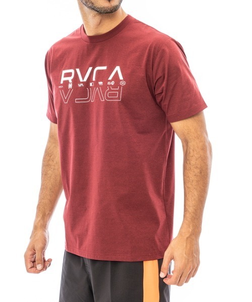 RVCA（ルーカ）の「RVCA メンズ 【SURF】 DOUBLE RVCA SPLIT SS Ｔシャツ【2023年夏モデル】/ルーカ半袖ラッシュガード(水着)（ラッシュガード・メンズ・ホワイト/ブラック/ブラックミックス・MEDIUM/LARGE/X-LARGE/SMALL）」の8枚目の写真