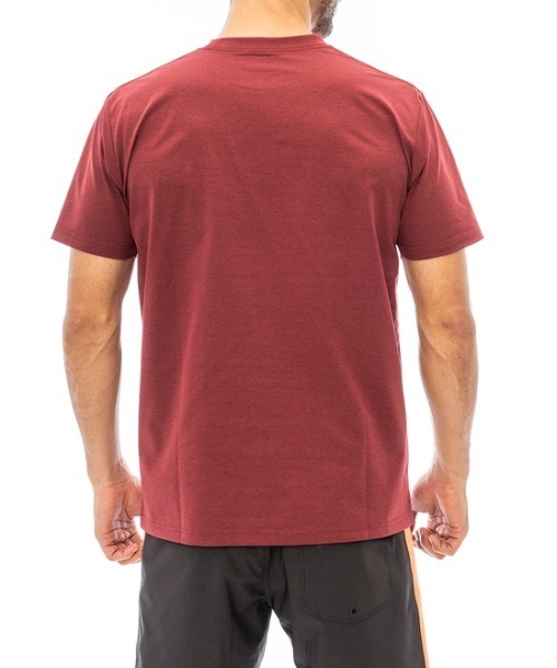 RVCA（ルーカ）の「RVCA メンズ 【SURF】 DOUBLE RVCA SPLIT SS Ｔシャツ【2023年夏モデル】/ルーカ半袖ラッシュガード(水着)（ラッシュガード・メンズ・ホワイト/ブラック/ブラックミックス・MEDIUM/LARGE/X-LARGE/SMALL）」の5枚目の写真