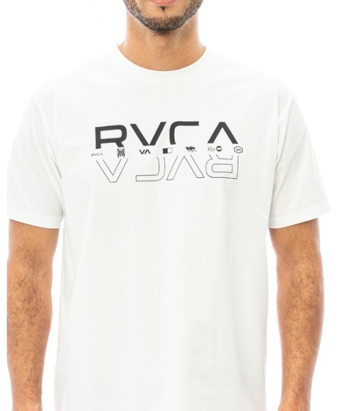 RVCA（ルーカ）の「RVCA メンズ 【SURF】 DOUBLE RVCA SPLIT SS Ｔシャツ【2023年夏モデル】/ルーカ半袖ラッシュガード(水着)（ラッシュガード・メンズ・ホワイト/ブラック/ブラックミックス・MEDIUM/LARGE/X-LARGE/SMALL）」の19枚目の写真
