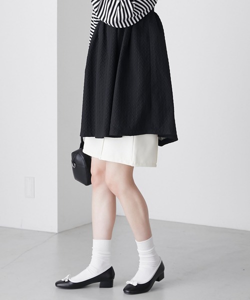 BONLECILL（ボンルシール）の「チャンキーヒールバレエシューズ（バレエシューズ・レディース・レッド/ホワイト系その他/ブラック/ブラック系その他/シルバー/ゴールド・L/S/M/XL）」の7枚目の写真