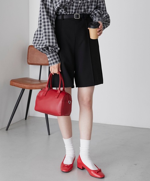 BONLECILL（ボンルシール）の「チャンキーヒールバレエシューズ（バレエシューズ・レディース・レッド/ホワイト系その他/ブラック/ブラック系その他/シルバー/ゴールド・L/S/M/XL）」の18枚目の写真