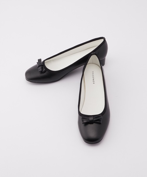 BONLECILL（ボンルシール）の「チャンキーヒールバレエシューズ（バレエシューズ・レディース・レッド/ホワイト系その他/ブラック/ブラック系その他/シルバー/ゴールド・L/S/M/XL）」の20枚目の写真