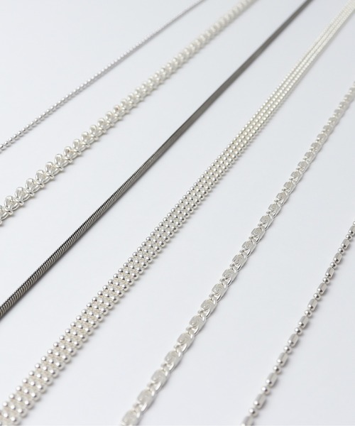 ieLS（イエルズ）の「「ieLS」SV925　シルバーチェーンネックレス　LSN231002（ネックレス・メンズ・B/A/C/D/E/F・40cm/45cm/50cm）」の14枚目の写真