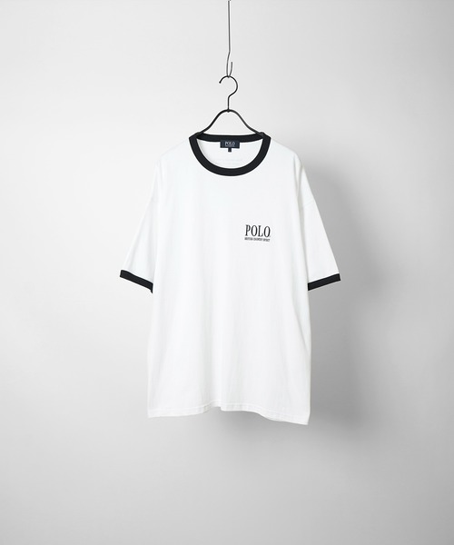 POLO BCS(ポロ ビーシーエス)の「【POLO BCS】別注 ワンポイント刺繍 ベーシック / ピグメント加工 / リンガー ビッグシルエット半袖Tシャツ カットソー ユニセックス(Tシャツ/カットソー・メンズ・ブラック系その他/ホワイト系その他4/ブラック/ホワイト/アイボリー/ワイン/ホワイト系その他/ブルー系その他/ホワイト系その他2/グリーン系その他/ホワイト系その他6/ホワイト系その他5/グリーン/ホワイト系その他3・L/M)」の22枚目の写真
