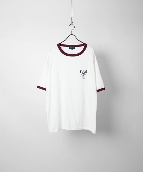 POLO BCS(ポロ ビーシーエス)の「【POLO BCS】別注 ワンポイント刺繍 ベーシック / ピグメント加工 / リンガー ビッグシルエット半袖Tシャツ カットソー ユニセックス(Tシャツ/カットソー・メンズ・ブラック系その他/ホワイト系その他4/ブラック/ホワイト/アイボリー/ワイン/ホワイト系その他/ブルー系その他/ホワイト系その他2/グリーン系その他/ホワイト系その他6/ホワイト系その他5/グリーン/ホワイト系その他3・L/M)」の17枚目の写真