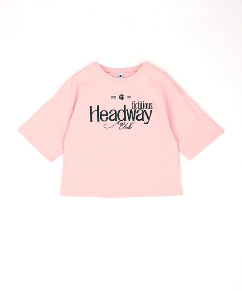 179/WG（イチナナキュウダブルジー）の「スリットスリーブクロップドTシャツ（Tシャツ/カットソー・レディース・ピンク/オフホワイト/チャコールグレー・FREE）」の4枚目の写真