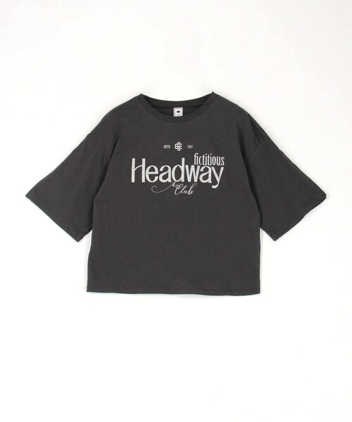 179/WG（イチナナキュウダブルジー）の「スリットスリーブクロップドTシャツ（Tシャツ/カットソー・レディース・ピンク/オフホワイト/チャコールグレー・FREE）」の6枚目の写真