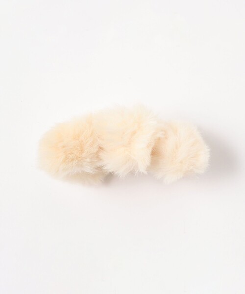Ray BEAMS(レイビームス)の「bLicensceLL × Ray BEAMS / 別注 フェイクファー ヘアクリップ(バレッタ/ヘアクリップ・レディース・サックスブルー/オフホワイト・ONE SIZE)」の8枚目の写真
