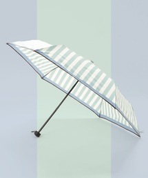 CALIFORNIA OUTFITTERS(カリフォルニア アウトフィッターズ)の3-ストライプ柄 折りたたみ 雨傘 カラーライン入り(折りたたみ傘)