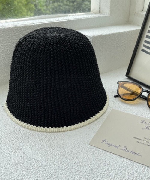 HALEY PESCA（ヘーリーペスカ）の「HALEY PESCA/【通気性抜群】麦わらペーパーバケットハット（ハット・レディース・ブラウン/ベージュ/ブラック/カーキ/アイボリー・FREE）」の7枚目の写真