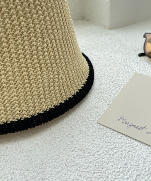 HALEY PESCA（ヘーリーペスカ）の「HALEY PESCA/【通気性抜群】麦わらペーパーバケットハット（ハット・レディース・ブラウン/ベージュ/ブラック/カーキ/アイボリー・FREE）」の9枚目の写真