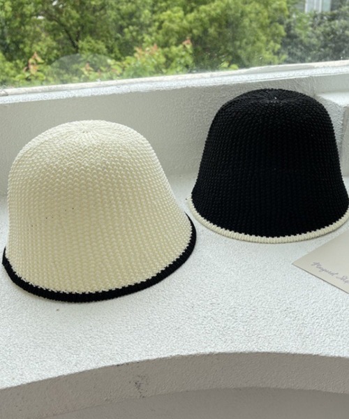 HALEY PESCA（ヘーリーペスカ）の「HALEY PESCA/【通気性抜群】麦わらペーパーバケットハット（ハット・レディース・ブラウン/ベージュ/ブラック/カーキ/アイボリー・FREE）」の14枚目の写真