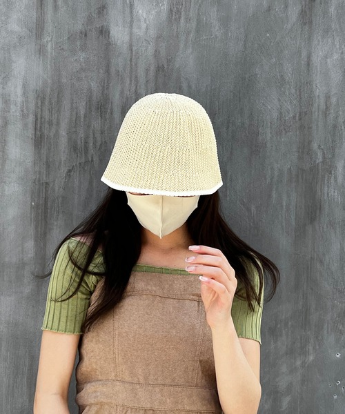 HALEY PESCA（ヘーリーペスカ）の「HALEY PESCA/【通気性抜群】麦わらペーパーバケットハット（ハット・レディース・ブラウン/ベージュ/ブラック/カーキ/アイボリー・FREE）」の19枚目の写真