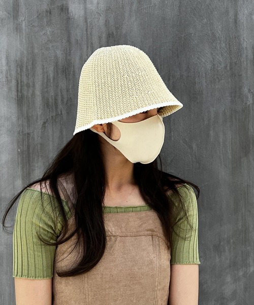 HALEY PESCA（ヘーリーペスカ）の「HALEY PESCA/【通気性抜群】麦わらペーパーバケットハット（ハット・レディース・ブラウン/ベージュ/ブラック/カーキ/アイボリー・FREE）」の20枚目の写真