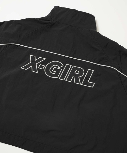 X-girl（エックスガール）の「CONTRAST PIPNG JACKET（ナイロン