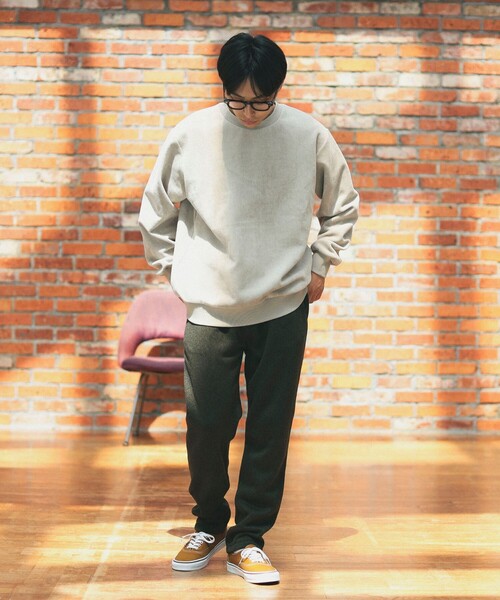 B:MING by BEAMS（ビーミングバイビームス）の「B:MING by BEAMS / ストレッチ コーデュロイ クルーネック カットソー（スウェット・メンズ・チャコールグレー/イエロー系その他6/ライトグレー・SMALL/LARGE/X-LARGE/MEDIUM）」の16枚目の写真