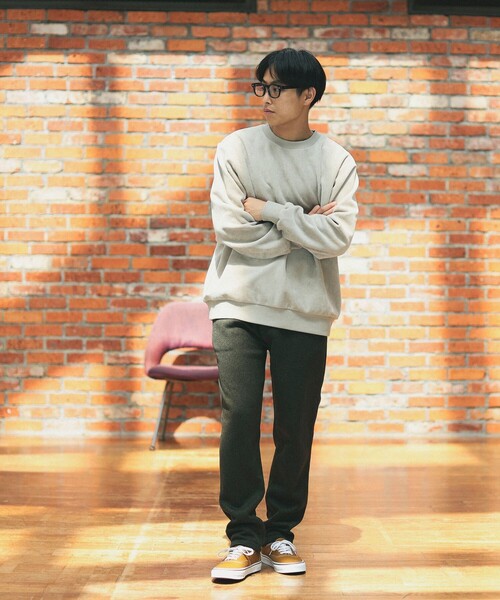 B:MING by BEAMS（ビーミングバイビームス）の「B:MING by BEAMS / ストレッチ コーデュロイ クルーネック カットソー（スウェット・メンズ・チャコールグレー/イエロー系その他6/ライトグレー・SMALL/LARGE/X-LARGE/MEDIUM）」の17枚目の写真