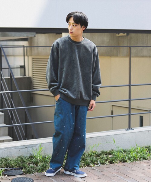 B:MING by BEAMS（ビーミングバイビームス）の「B:MING by BEAMS / ストレッチ コーデュロイ クルーネック カットソー（スウェット・メンズ・チャコールグレー/イエロー系その他6/ライトグレー・SMALL/LARGE/X-LARGE/MEDIUM）」の19枚目の写真