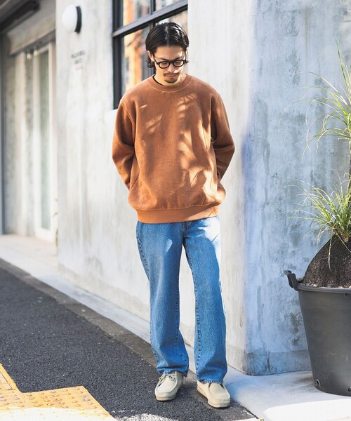 B:MING by BEAMS（ビーミングバイビームス）の「B:MING by BEAMS / ストレッチ コーデュロイ クルーネック カットソー（スウェット・メンズ・チャコールグレー/イエロー系その他6/ライトグレー・SMALL/LARGE/X-LARGE/MEDIUM）」の21枚目の写真